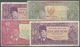 01156 Indonesia / Indonesien: Set With 4 Banknotes Irian Barat (Western New Guinea) Containing 2 X 2 1/2, 5 And 10 Rupia - Indonesia