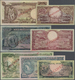 01165 Indonesia / Indonesien: Set Of 7 SPECIMEN Banknotes Containing 5, 10, 50, 100, 500, 1000 And 2500 Rupiah 1957 Spec - Indonesia