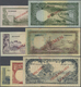 01165 Indonesia / Indonesien: Set Of 7 SPECIMEN Banknotes Containing 5, 10, 50, 100, 500, 1000 And 2500 Rupiah 1957 Spec - Indonesia