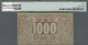 01184 Indonesia / Indonesien: Central Treasury Of Bengkoeloe 1000 Rupiah 1947, P.S165b With Many Folds And Creases, Ligh - Indonesia