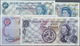 01250 Isle Of Man: Set With 4 Banknotes 50 New Pence ND(1971) P.27, 50 New Pence ND(1972-79) P.28,1 Pound ND(1967) P.25 - Other & Unclassified