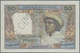 01622 Madagascar: 50 Francs ND(1950-51) Specimen P. 45bs, With Zero Serial Number And Specimen Perforation, 2 Pinholes A - Madagascar