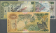 00537 Ceylon: Set Of 3 Specimen Notes 10, 20 And 100 Rupees ND P. 86s-88s In Condition: UNC. (3 Pcs) - Sri Lanka