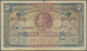 00612 Cyprus / Zypern: 5 Shillings 1945, P.22 In Used Condition With Several Folds, Staining Paper And Small Tear At Upp - Cyprus