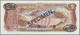 00660 Dominican Republic / Dominikanische Republik: 5 Pesos 1981 Specimen P. 118bs In Condition: UNC. - Dominicana