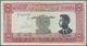 01320 Jordan / Jordanien: 5 Dinars L.1949 P. 7b, Used With Several Folds And Creases, A Pen Writing At Left On Front, No - Jordan