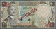 01322 Jordan / Jordanien: 20 Dinars 1981 Specimen P. 21s2, Rarely Seen As PMG Graded Note In Condition: PMG 66 GEM UNCIR - Jordan