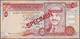 01324 Jordan / Jordanien: 5 Dinars ND Specimen P. 25s With One Light Dint In Paper, Condition: AUNC. - Jordan