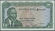 01344 Kenya / Kenia: 10 Shillings 1972 P. 7c, Light Center Fold, Probably Pressed, Condition: XF. - Kenya