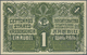 01382 Latvia / Lettland: Rare Specimen Of 1 Rubli 1919 P. 2bs, Series "F" With Zero Serial Numbers, "PARAUGS" Perforatio - Latvia
