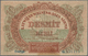 01391 Latvia / Lettland: 10 Rubli 1919 P. 4a, Series "Bb", Sign. Erhards, Light Horizontal And Vertical Bends, Corner Fo - Latvia