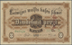 01406 Latvia / Lettland: 25 Rubli 1919 SPECIMEN P. 5es, Series D, Regular Serial Number, 2 Vertical PARAUGS Overprints I - Latvia