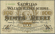01427 Latvia / Lettland: 100 Rubli 1919 Specimen P. 7fs, Series "U", Zero Serial Numbers, Front And Back Printed Seperat - Latvia