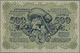 01431 Latvia / Lettland: 500 Rubli 1920 P. 8a, Issued Note, Sign. Purins, Series "A", Center Fold And Light Dints At Lef - Latvia