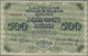 01432 Latvia / Lettland: Rare SPECIMEN Of 500 Rubli 1920 P. 8as. Zero Serial Numbers, Serial Letter "A", PARAGUS Perfora - Latvia