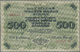 01433 Latvia / Lettland: 500 Rubli 1920 P. 8b, Series "G", Sign. Kalnings, Center Fold, Corner Fold And Light Dints At B - Latvia