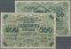01437 Latvia / Lettland: Rare SPECIMEN Of 500 Rubli 1920 P. 8cs, Front And Back Seperatly Printed Unifcae On Banknote Pa - Latvia