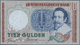 01817 Netherlands / Niederlande: 10 Gulden 1953 Replacement Note P. 85 With Serial Number CYD 106622, Vertically Folded, - Other & Unclassified