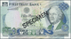 01887 Northern Ireland / Nordirland: First Trust Bank 50 Pounds 1998 SPECIMEN P. 138s, Zero Serial Numbers, Black Specim - Other & Unclassified