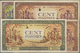 00851 French Indochina / Französisch Indochina: Set Of 4 Notes Containing 2x 100 Piastres Letter B And C ND(1942) P. 66 - Indochina