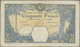 00864 French West Africa / Französisch Westafrika: 50 Francs 1929 DAKAR Issue P. 9Bb In Used Condition With Folds And Cr - West African States