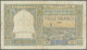 01737 Morocco / Marokko: 1000 Francs 1938, P.16c In Well Worn Condition With A Number Of Tears Along The Borders, Severa - Morocco