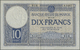 01739 Morocco / Marokko: 10 Francs 1931 P. 17a, Used With Folds In Paper But No Holes Or Tears, Paper Still Very Clean A - Morocco
