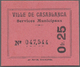 01760 Morocco / Marokko: Casablanca 25 Centimes ND P. NL In Condition: UNC. - Morocco
