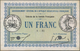 00836 French Guinea / Französisch Guinea: 1 Franc Proof Print P. 2p Without Serial Numbers And Cancellation Holes In Con - Guinea