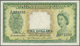 01634 Malaya & British Borneo: 5 Dollars 1953 P. 2, Washed And Pressed, Still Strong Colors, Folds Visible, No Holes Or - Malaysia