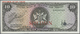 03108 Trinidad & Tobago: 10 Dollars ND(1977) Specimen P. 32s, Zero Serial Numbers And Specimen Overprint, Cancellation H - Trinité & Tobago
