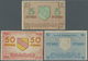 04426 Deutschland - Länderscheine: BADEN: 1947, Kompl. Serie 5, 10 Und 50 Pfg. Kleingeldersatzscheine, 5 Pfg. Erh. I-, ü - Autres & Non Classés