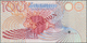 02897 Seychelles / Seychellen: 100 Rupees ND Specimen P. 26s With Red "Specimen" Overprint On Front And Back, One Cancel - Seychelles