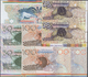 02898 Seychelles / Seychellen: Rare Set Of Uncut Sheets Of 2 Notes Each Of 25, 10, 50 And 2x 100 Rupees (with Intaglio P - Seychelles
