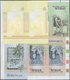 02898 Seychelles / Seychellen: Rare Set Of Uncut Sheets Of 2 Notes Each Of 25, 10, 50 And 2x 100 Rupees (with Intaglio P - Seychelles