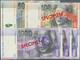 02915 Slovakia / Slovakei: Set With 5 Specimen Notes Comprising 100 Korun 1999 Specimen P.25cs (UNC), 500 Kroun 2000 Spe - Slovaquie