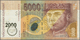 02916 Slovakia / Slovakei: 5000 Korun Commemorative Issue 2000 P. 40s With Regular Serial Number And Specimen Perforatio - Slovaquie