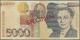 02918 Slovakia / Slovakei: Set Of 2 Specimen Notes Containing 5000 Tolarjev 1997 In A Design At Upper Left From Portrait - Slovakia