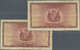 02945 South Africa / Südafrika: Set Of 2 Notes 10 Shilings 1947 P. 82e Used With Folds But No Holes Or Tears, Still Stro - Afrique Du Sud