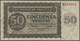 02987 Spain / Spanien: 50 Pesetas 1936 With Cancellation "inutilizado", Regular Serial Number, P. 100s, Folds In Paper, - Autres & Non Classés