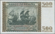 02998 Spain / Spanien: 500 Pesetas 1940 P. 119a, Light Center Fold, Pressed And Small Restorations At Upper Border Cente - Autres & Non Classés