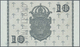 03051 Sweden / Schweden: 10 Kronor 1951 SPECIMEN With Regular Serial Number, Perforation "ANNULLERAD" And Two Times Stam - Suède