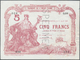 03073 Tahiti: Very Rare Specimen Note Of 5 Francs 1923 Banque De L'Indochine P. 4s, With Vertical Specimen Perforation A - Autres - Océanie