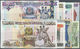 03080 Tanzania / Tansania: Set Of 8 Different SPECIMEN Banknotes Containing 10, 20, 100, 200, 500, 1000, 5000 And 10.000 - Tanzanie