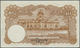 03095 Thailand: 10 Baht 1939 P. 35a, 3 Light Vertical Folds, No Holes Or Tears, Paper With Original Crispness, Condition - Thaïlande