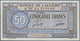 03113 Tunisia / Tunisien: 50 Francs 1959 P. 23, Rarer Issue, Only One Light Center Fold, Otherwise Perfect, Conditoin: X - Tunisie