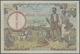 03115 Tunisia / Tunisien: 1000 Francs ND(1946) Specimen P. 26s, With Zero Serial Numbers And Specimen Overprint Across W - Tunisie