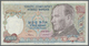 03128 Turkey / Türkei: 5000 Lira L.1970 P. 196A, One Of The Key Notes Of Modern Banknotes Of Turkey, This Example With L - Turquie