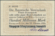 04119 Deutschland - Notgeld - Bayern: Donauwörth, Pädagogische Stiftung Cassianeum, 100 Mio. Mark, 10.10.1923, Erh. IV; - [11] Emissions Locales