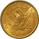 05077 Vereinigte Staaten Von Amerika - Anlagegold: 5 Dollar (Five D.) 1900 Half Eagle Coronet Head. Sehr Schön - Vorzügl - Autres & Non Classés